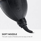 K&F CONCEPT Soft Tip Air Blower, Lens Blower for Digital, DSLR, SLR Cameras, Camera Lenses, Sensitive Electronics and Keyboards Telescope Filters, Rubber Bulb Air Pump Dust Blower