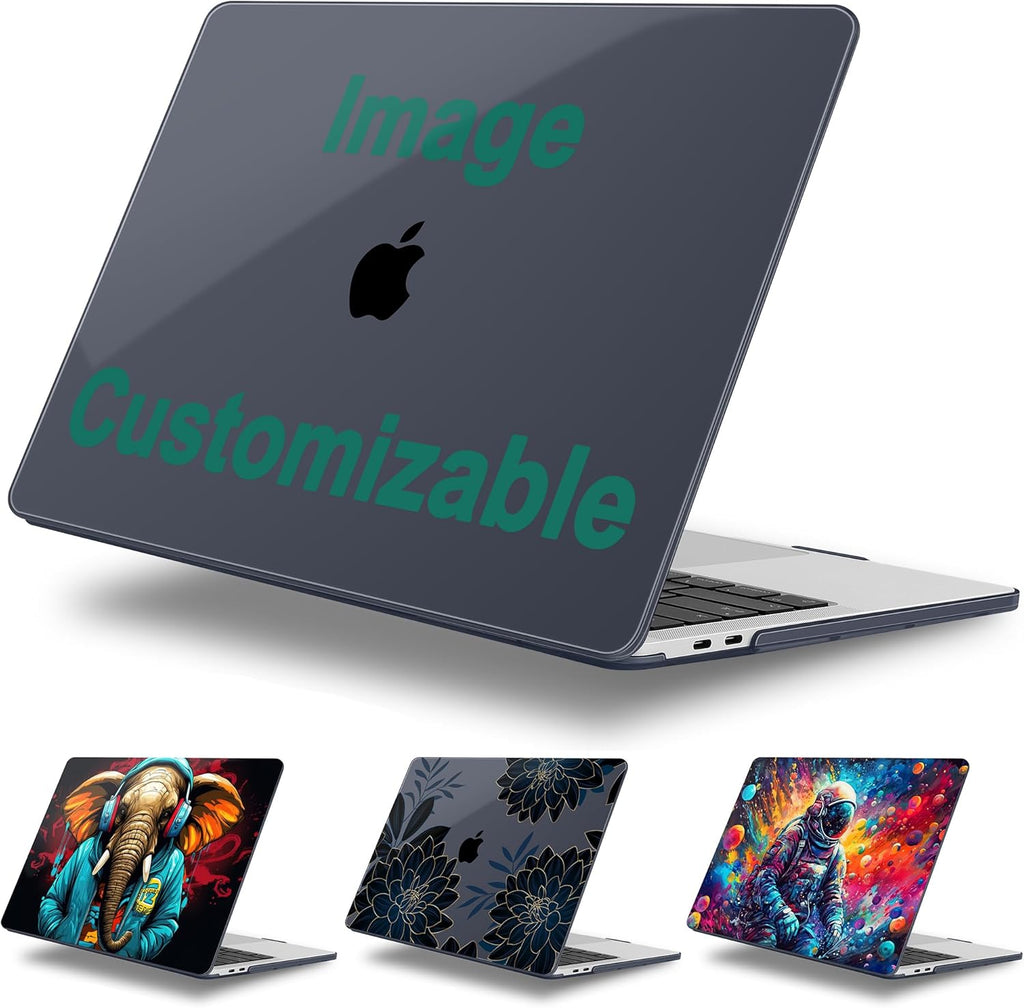 Compatible with MacBook Pro 13 inch Case M2 2024, 2023, 2022-2016 A2338 M1 A2251 A2289 A2159 A1989 A1708 A1706, Plastic Hard Shell Case with Keyboard Cover, Custom Personalized Image