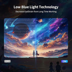 KTC 24 Inch QHD 100Hz Computer Monitor IPS 2K, 1300:1 Contrast, Anti-Blue Light Screen, 122% sRGB, FreeSync & G-Sync Compatible, HDMI2.0 & Display Port 1.4, PC Monitor for Gaming Office Work H24T27