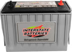 Interstate Batteries Heavy Duty Marine Deep Cycle Battery 12V 100Ah 925CCA (31-AGM7) Pure Matrix Power Commercial AGM Cranking Replacement (Group Size 31) GEM Cars, Yachts, Extra Fuel Tank Trucks