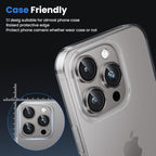 WSKEN for iPhone 16 Pro/iPhone 16 Pro Max Camera Lens Protector - [Original Shooting Model] Shatterproof Ultra HD Tempered Metal Glass Camera Screen Protector Cover Film Accessories