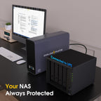 GOLDENMATE 1000VA/800W Lithium UPS Battery Backup and Surge Protector, Sinewave UPS System with LiFePO4 Battery(230.4 Wh), 2025 Upgraded Pro Ver. with Communication Port, 8 Outlets, LCD Display, Gray