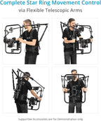 Proaim Hawk Lite Body Support Stabilizing Vest Rig for Camera Gimbals. Payload 5kg / 11lb - 15kg / 33lb. (ST-LHWK-01)