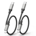 6 inch USB C to Lightning Cable Short, 0.5ft 2Pack Type C to Lightning Cord Power Delivery Fast Charging,[MFi Certified]Nylon Braided USB C iPhone Charger for iPhone14 13 12 11 Pro Max XR XS 8 SE iPad