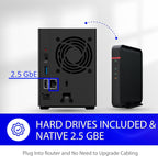 BUFFALO LinkStation SoHo 720 2-Bay Professional Office NAS 16TB (2x8TB) with Hard Drives Included