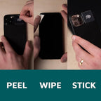 KUVRD Waterbear - Universal Screen Cleaners - Teeny Tiny Cleaning Tools for Your Lenses & Screens - 4-Pack - (4 Patch Sets)