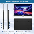 InnoView 2K 180HZ Portable Monitor, 18" OD Gameplus 2560x1600 QHD 100% sRGB Portable Gaming Monitor with Kickstand HDR FreeSync Travel Monitors for Game Console, PS5, Switch, PC, Phone