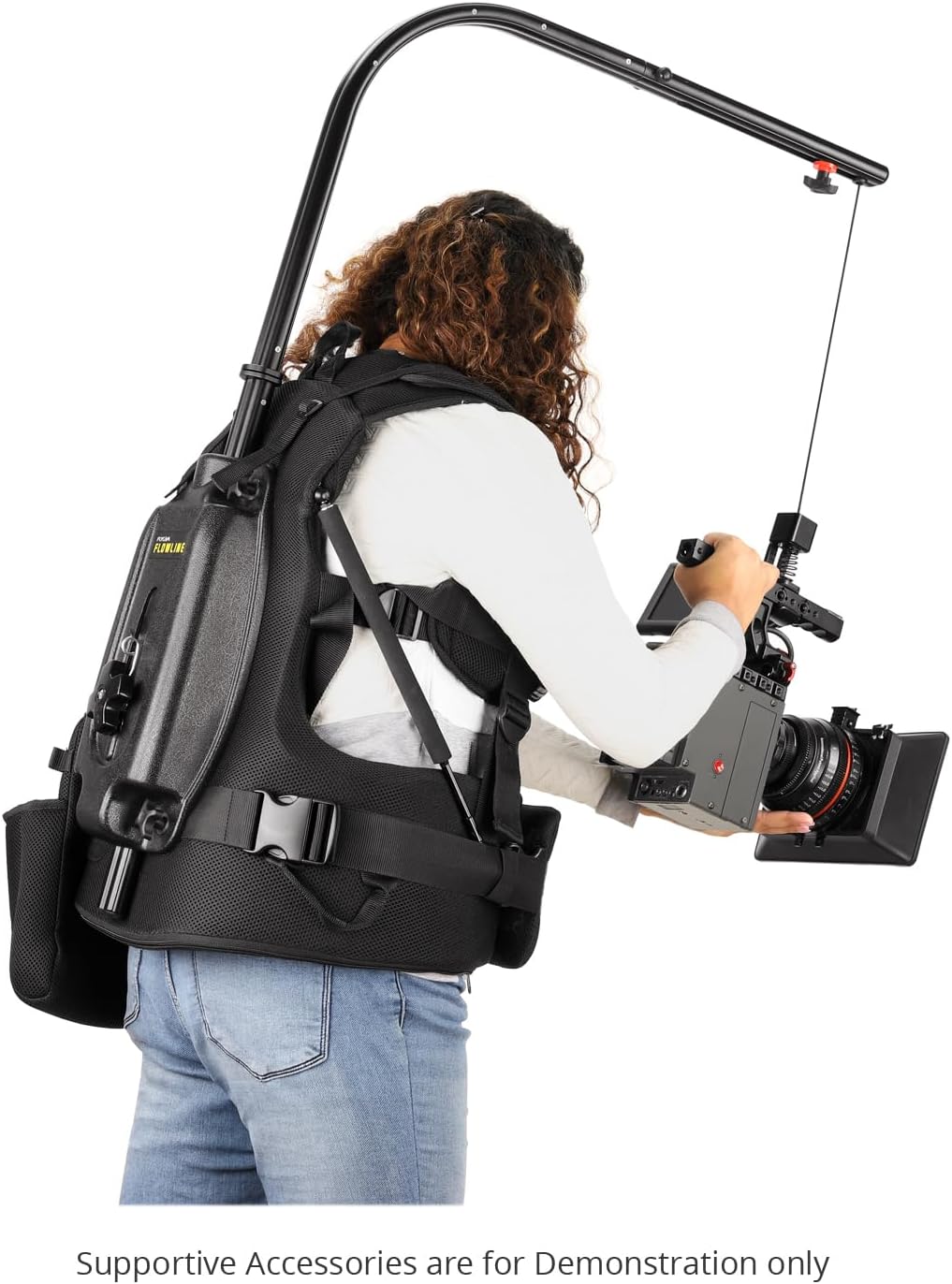 FLYCAM Starter Female Flowline-01 Body Support Rig for Camera & Gimbals (X-Large/XX-Large). 180° Top Bar Rotation & 3-7.5kg / 6-16lb Payload
