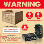 40pcs Throncom Industrial Gigabit 3 Ports Ethernet Fiber Switch Sold by Case Factory price large-scale with 100/1000M Adaptive SFP Slot,redundant power input,Solar Power/VoIP 12-48V DC LNK-IMC103G-SFP