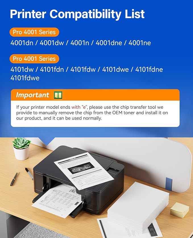 148X Black Toner Cartridge High Yield with chip 2-Pack Replacement for HP 148X W1480X 148A W1480A Compatible with HP LaserJet Pro MFP 4101dw 4101fdn 4101fdw 4001dn 4001dw 4001n Printer Ink 4001 4101 e