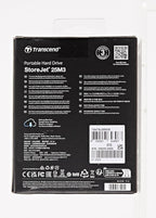 Transcend 4TB SJ25M3, USB 3.1 Portable Hard Drive Rugged, Anti-Shock Resistant, Compact and Lightweight with Lightning-Fast Speeds, One Touch Backup Button, Iron Grey - TS4TSJ25M3S