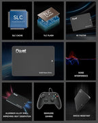 FX812 256GB SSD SATA III 2.5" 6GB/s, 3D NAND TLC, 70% SLC Cache, Up to 560MB/s, Compatible with Laptop & PC Desktop