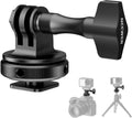 NEEWER Action Camera Cold Shoe Mount Adapter Compatible with GoPro Accessories Go Pro DJI Insta360 AKASO, Metal 1/4" Thread Hot Shoe Mount for Mini Tripod Selfie Stick, 180° Tilt, GP-63