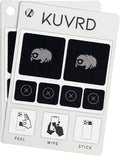 KUVRD Waterbear - Universal Screen Cleaners - Teeny Tiny Cleaning Tools for Your Lenses & Screens - 2-Pack - (2 Patch Sets)