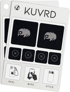 KUVRD Waterbear - Universal Screen Cleaners - Teeny Tiny Cleaning Tools for Your Lenses & Screens - 2-Pack - (2 Patch Sets)