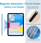Stylus Pen for iPad 2018-2025 with Palm Rejection, Apple Pencil for Pad11th/10th/9th/8th/7th/6th Gen, iPad Pro 11/12.9 inch, New iPad Air 2025 11&13-inch(M3/2) /5th/4th/3th Gen, iPad mini 6th/5th