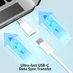 [Apple MFi Certified] USB C to Lightning Adapter, Stuffcool 4Pack Lightning Male to USB C Female Digital Converter 20W Type C Fast Charging Connector for iPhone 14 13 12 11 Pro XS XR X SE iPad Airpods