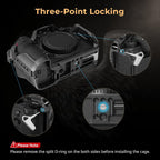 SmallRig Z6 III Camera Cage Kit for Nikon Z6 III, with Top Handle and Cable Clamp, Aluminum Alloy Camera Full Cage Kit with Anti-Twist Design, Built-in Quick Release Plate for Arca-Swiss - 4520