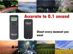 PHOLSY Wireless Timer Remote Control with Intervalometer HDR for Sony a1, a9, 9M2, a7M4, a7M3, a7RM2, a7RM3, a7RM4, a3500, a6600, a6500, a6400, a6100, RX100M4, RX100M6, RX100M7, RX10M4, HX99, a68