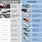 Ordilend Keyboard Cleaning Kit Laptop Cleaner, All-in-One Computer Camera Cleaning Kits Brush Tool, Multi-Function PC Electronic Cleaner for iPad iPhone Pro Earbuds Camera Monitor with Patent, Black