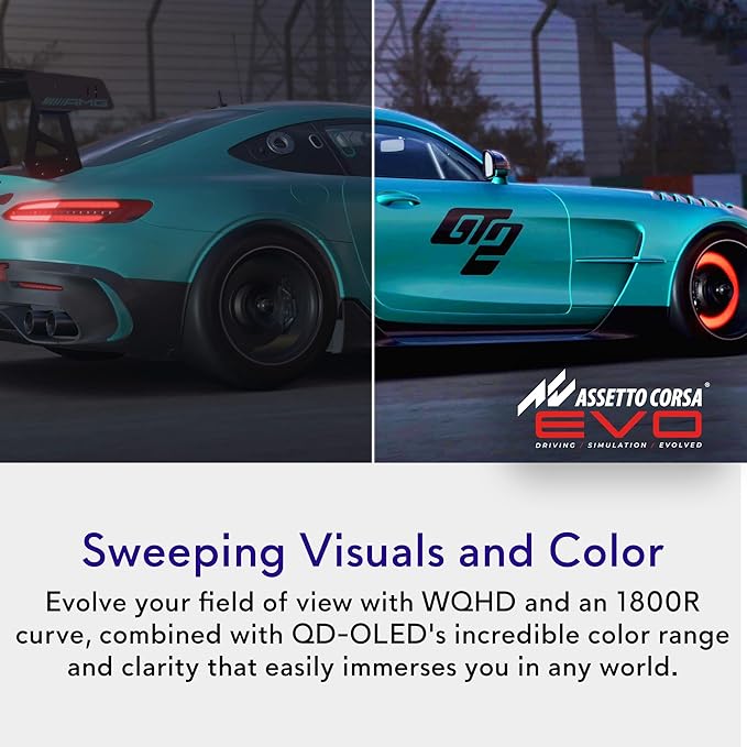 Alienware 34 240Hz QD-OLED Curved Gaming Monitor - AW3425DW - 34.2-inch WQHD (3440 x 1440) 240Hz 0.03ms Display, 1800R Curve, AMD FreeSync Premium Pro, VESA AdaptiveSync, VESA DisplayHDR TrueBlack 400