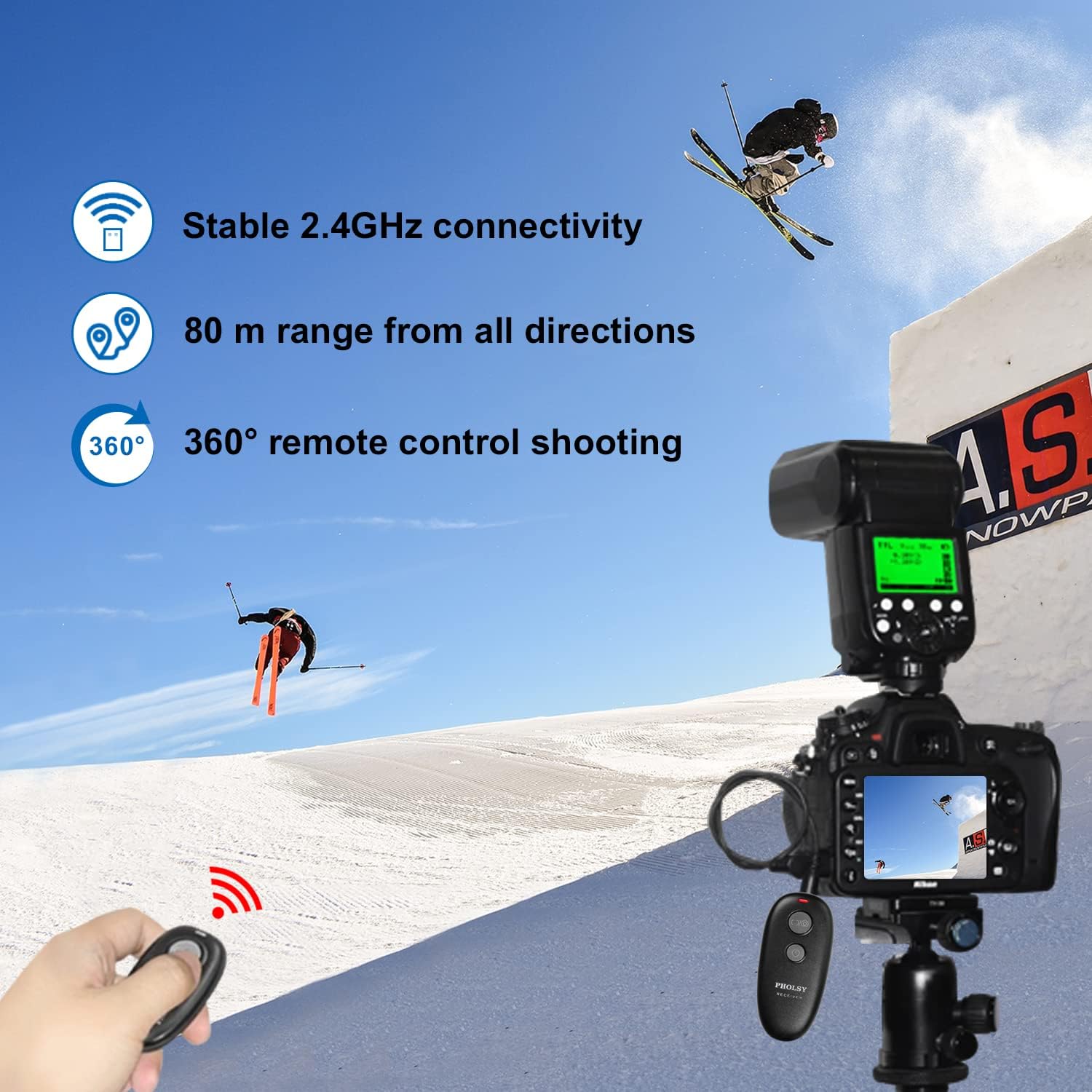 PHOLSY O6 for Olympus Shutter Release RM-UC1 Camera Remote Control Trigger for Olympus OMD EM1, EM5 II, EM10 II, Pen-F, EPL8, EPL7, EPL6, EPL5, EPL3, EPL2, EP5, E600, E620, 590UZ, 810UZ, XZ-2