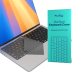 Kuzy Tinted Premium MacBook Pro 14 inch Keyboard Cover M4 16" 2025 2024 2023 M3 M2 M1 Pro Max - MacBook Air 13 inch Keyboard Cover 15" M4 - A3240 A3241 A3401 A3403 A3114 A3113 - US Layout TPU, Tinted