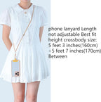 cell phone lanyard Detachable Phone Chain Strap Leather 2-in-1 phone wrist strap