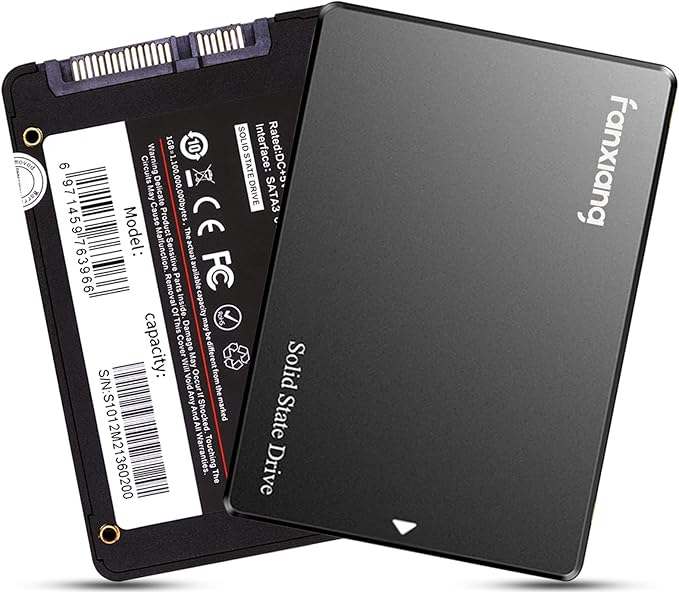 S101 1TB SSD SATA SSD 1TB Internal Solid State Drive SATA III 6Gb/s 2.5" SSD, UP to 550MB/s, 3D NAND TLC, Upgrade Laptop PC and Desktops