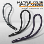 AULEEP Phone Wrist Strap for Women Men - Anti theft Phone Lanyard for Phone Case, iPhone, Cute Phone Wristlet, Hand Strap with 2 Tabs, PhoneChain, Bracelet Strap, Black