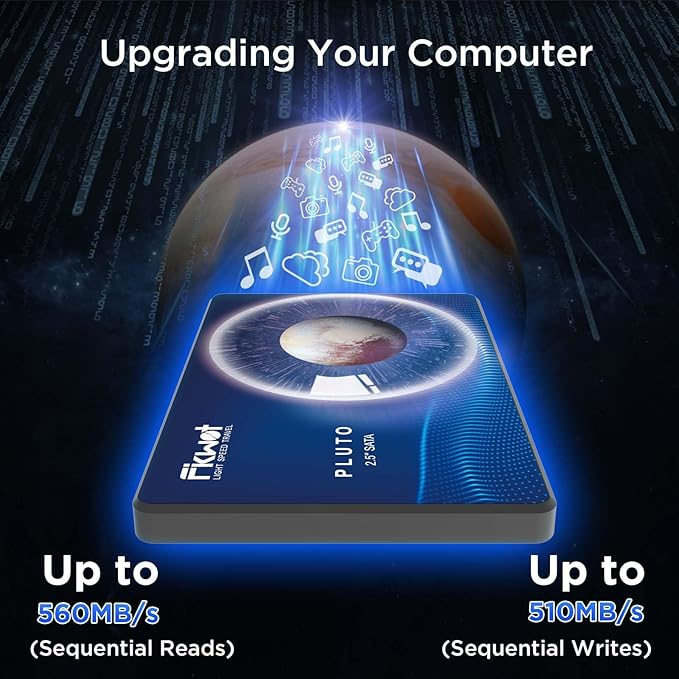 FX815 1TB SSD, 2.5" SATA SSD, Internal Solid State Drive, Up to 560MB/s, 3D NAND SLC Cashe, Compatible with Laptop & PC Desktop