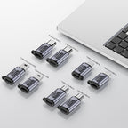 USB C/Lightning to Micro USB Adapter, Type C to Lightning Converter, USB C to Mini USB Connector (8 Pack)
