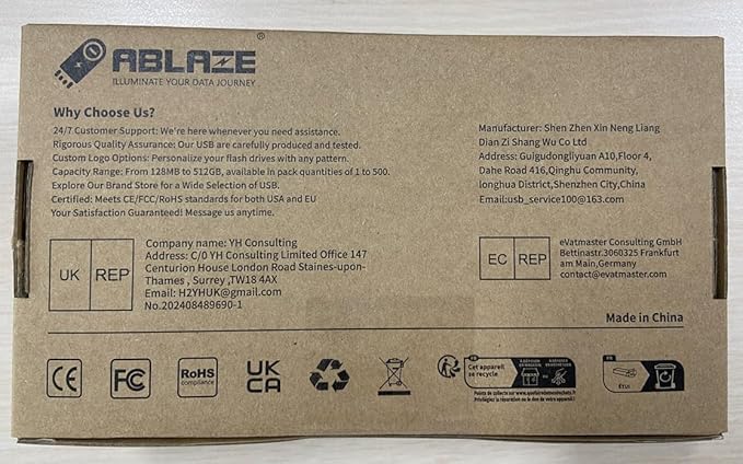 (Not 128GB) ABLAZE 128MB USB Flash Drive 100 Pack, USB 2.0 Thumb Drives Bulk Memory Sticks Pendrives 100PCS (Black)