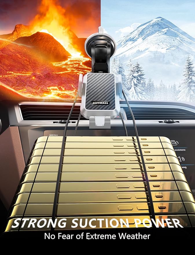 Wireless Car Charger, Phone Holders for Your Car, 15W Auto Clamping Phone Mount Car Accessories for iPhone 16 15 14 13 12 Mini Pro Max, Samsung Galaxy S24 Ultra S23 S22+ Note 20, etc - Silver