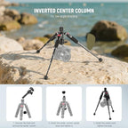 NEEWER Portable Desktop Mini Tripod Aluminum Alloy 20''/ 50cm Desk Tripod with 360 Degree Ball Head, 1/4 inch Quick Shoe Plate for DSLR Camera Video Camcorder, Load up to 11 pounds/5 kilograms