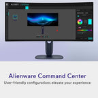 Alienware 34 240Hz QD-OLED Curved Gaming Monitor - AW3425DW - 34.2-inch WQHD (3440 x 1440) 240Hz 0.03ms Display, 1800R Curve, AMD FreeSync Premium Pro, VESA AdaptiveSync, VESA DisplayHDR TrueBlack 400