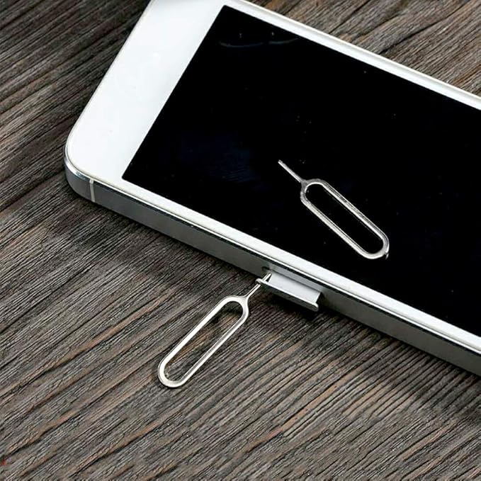 16 Pieces SIM Card Removal Openning Tool Tray Eject Pins Needle Opener Ejector Compatible with All iPhone Apple iPad HTC Samsung Galaxy Cell Phone Smartphone Watchchain Link Remover