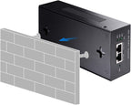 Cudy POE400 90W Gigabit Ultra PoE++ Injector Adapter, IEEE 802.3 bt /802.3at/802.3af Compliant, Up to 90W Ultra Power Supply, 10/100/1000Mbps Shielded RJ-45, Plug & Play, Metal housing