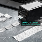 Makeid D50 Industrial Label Printer, Desktop Label Maker 2" Print Head, Mobile APP & PC Editor Compatible, 2600mAh Li-ion Battery, Come with 1.97" W x 26.24ft L Label Heavy-Duty Labeler for Job Sites