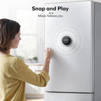 MOMAX Magnetic Portable Bluetooth Speaker - Mini Waterproof Shower Speaker with Bass, 12H Playtime, Outdoor Speaker True Wireless Stereo Pairing for Golf, Beach, Home, Travel, Gift Ideas