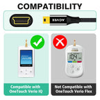 AGVEE 2 Pack 5ft Mini USB Cable, Braided Durable USB-A to Mini-B Charger Charging Cord for TI-84, Garmin GPS, Go-Pro Hero 4 3 2 HD, PS3 Controller, Canon Camera, Blue Yeti Microphone, Black