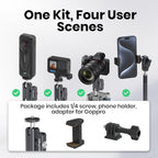 4.5" Suction Cup Camera Mount with 4.72" Extension Rod, Universal Car Mount for Cameras, Phones, Cameras with 3.84" Magic Arm