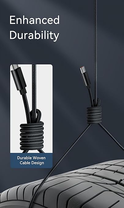 10ft Woven USB C to USB Cable for iPhone 16 Charger MFi Certified USB-C Charger Cord Fast Charging for Apple iPhone 16 Pro Max/15/15 Plus, AirPods Pro, iPhone 15 Pro Max Car CarPlay (Black)