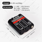 (4-Pack) 3.6V 800mAh Ni-MH Battery Replacement for Motorola PMNN4477AR T200 T400 T500 T800 T600 T62 T82 T92 T260 T265 T801 T460 T465 T480 Walkie Talkies