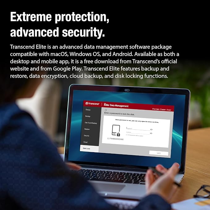 Transcend 2TB USB 3.1 Gen 1 StoreJet 25M3S SJ25M3S Rugged External Hard Drive TS2TSJ25M3S