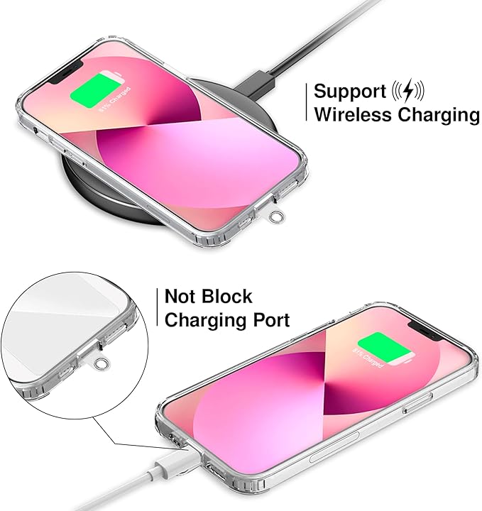 Cell Phone Lanyard [Green Water] - Comfortable Universal Smartphone Lanyard - Easy to Use Neck Phone Holder [Clear Patch] - Adjustable Length Phone Strap Crossbody - Fits All Mobile Phones