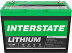 Interstate Batteries 12V 100Ah Group Size 27M Lithium Marine/RV Deep Cycle LiFePO4 Battery, Maintenance Free, Lightweight, Ideal For Boats, RV Camping, Off-Grid, Yachts (Li27M12V100)
