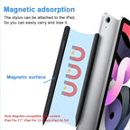 Stylus Pen for iPad 9th&10th - Type-c Charging Pencil for ipad Palm Rejection Active Pen Compatible with (2018-2025) Apple iPad 6/7/8/9/10/11(A16), Air 3/4/5/M2/M3, Mini 5/6, Pro 11"/12.9"/M4（Black）