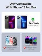 Compatible for iPhone 12 Pro Max Privacy Screen Protector Tempered Glass 6.7 Inch, Pink Gradient Anti Spy Anti Blue Light HD Easy Installation