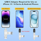 Genuine Apple MFi Certified iPhone USB Flash Drive 128GB - Real Capacity - No Fake Storage, Genuine Lightning, encrypted Auto Backup Photo Stick for iPhone iPad Photos/Videos - Avoid Fake MFi Clones!